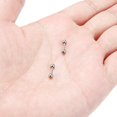 thumbnail image 4 of 2PCS 16G G23 Titanium Helix Cartilage Tragus Earrings Barbell Rings Stud Body Piercing Jewelry 6mm 8mm, 4 of 5