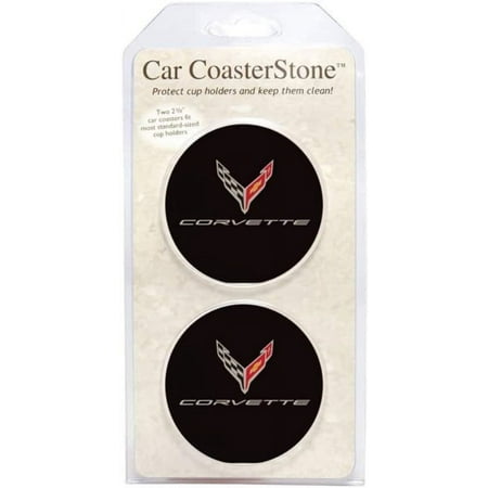 C8 Corvette Cup Holder Coaster Inserts - Set of 2