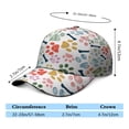 thumbnail image 5 of Watercolor Puppy Dad Hat - Playful Design Breathable Sports Cap, 5 of 7