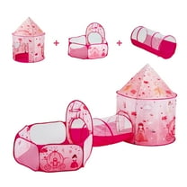 SKYSHALO 3 in 1 Play Tent and Tunnels, Indoor Outdoor Playhouse Tent Set Best Toy