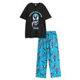 thumbnail image 1 of Venom Mens Approach With Caution Short-Sleeved Long Pyjama Set, 1 of 5