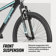 Mongoose Flatrock Mountain Bike, 26 Inch Wheels, Ages 14+, Black