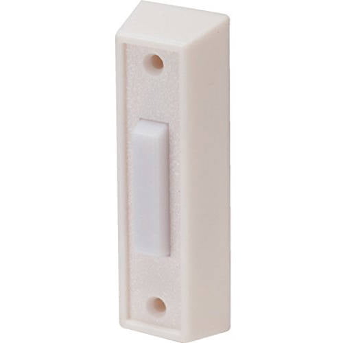 Newhouse Hardware BT3WL doorbell button, 1-Pack, White