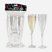 Regent Products Champagne Flute Plastic Set - Pack Of 36