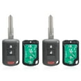 thumbnail image 2 of 2 Pack Car Key Fob Remote For Mitsubishi Mirage Lancer Outlander 3 Button OUCJ166N, 2 of 3