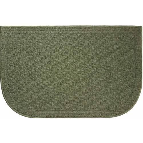 Structures Textured Loop 18" x 30" Slice Wedge Shaped Solid Kitchen Rug