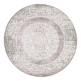 thumbnail image 3 of Unique Loom New Classical Collection Area Rug - Olwen (4' Round Purple/Gray), 3 of 7