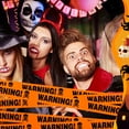 thumbnail image 3 of Halloween Decoration Caution Tape Warning Tape Danger Tape for Haunted Houses Yard Party Decor 3Pcs Orange, 3 of 6