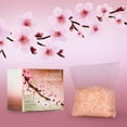 thumbnail image 5 of Deluxe Cherry Blossom Bath and Body Gift Set for Women with Bubble Bath, Bath Salts, Lotion, Rose Soaps & Puff in Wood Cabinet Valentines Gift, 5 of 9