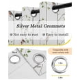thumbnail image 5 of Sparrow Blackout Curtains 45 Inches Long, Kitchen Black Out Window Treatments, Spring Birds on The Branches Vintage Country Thermal Insulated Lined Drapes for Small Window with Grommet 42"x45", 5 of 8