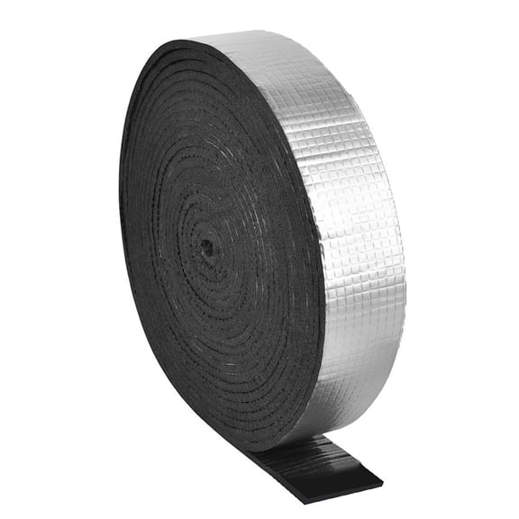 10M Outdoor Pipe Foam Insulation Tape Self-Adhesive Aluminum Foil Insulation Sleeve For Water Pipe Air-Conditioning