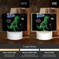 thumbnail image 3 of Haiem Space Dino Cartoon Black Pattern Acrylic Night Light Gift with 3 Color ModesTouch-Sensitive LED Lamp Perfect Gift for Mother's Day, Birthday, or Christmas, 3 of 9