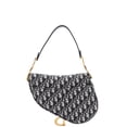 thumbnail image 3 of Pre-Owned Saddle Handbag with Strap Oblique Canvas Medium By Rebag, 3 of 6