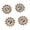 Light Coffee, variant on 10PCS 14mm Sunflower-Shaped Rhinestone Claw Up Buttons Crystal Glass Stone Button for Clothes Decoration Sewing Buttons Apparel DIY Accessories