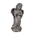 thumbnail image 3 of Hi-Line Angel Child Standing and Holding Bird Statue, 3 of 9