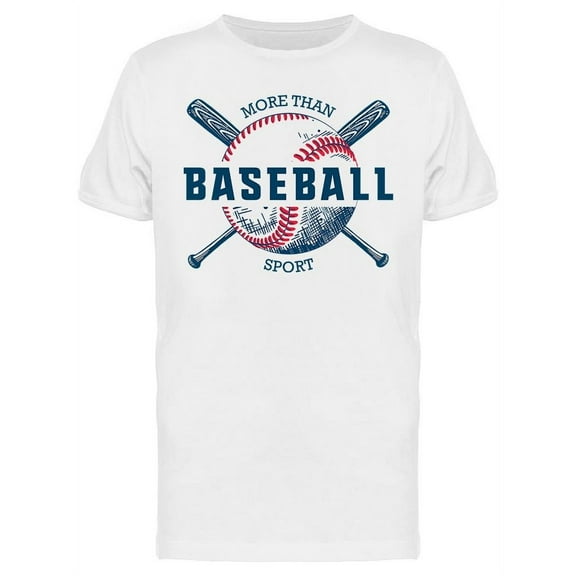 More Than Baseball. Poster T-Shirt Men -Image by Shutterstock, Male XX-Large