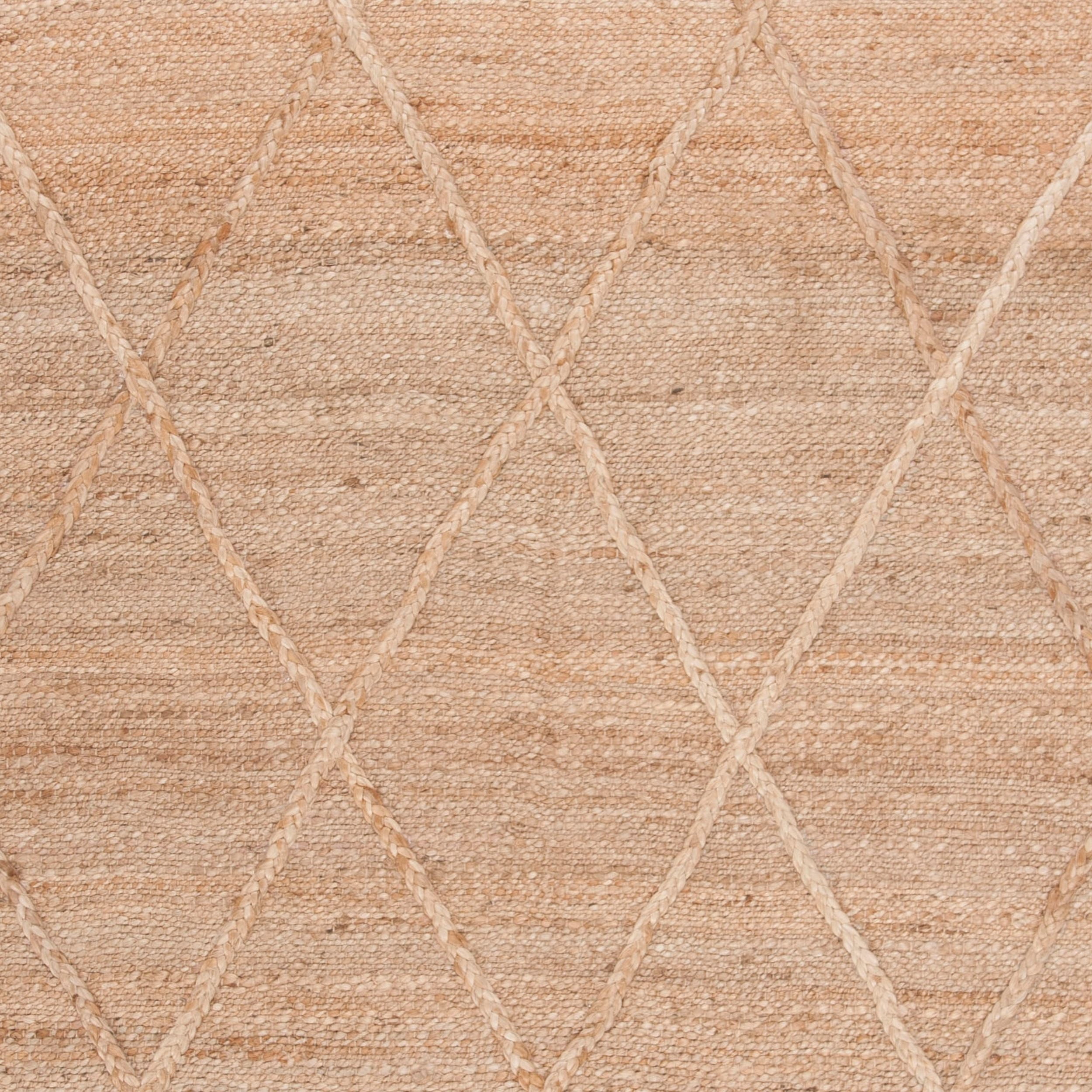 SAFAVIEH Natural Fiber Nancy Geometric Jute Area Rug, Natural, 5' x 8'