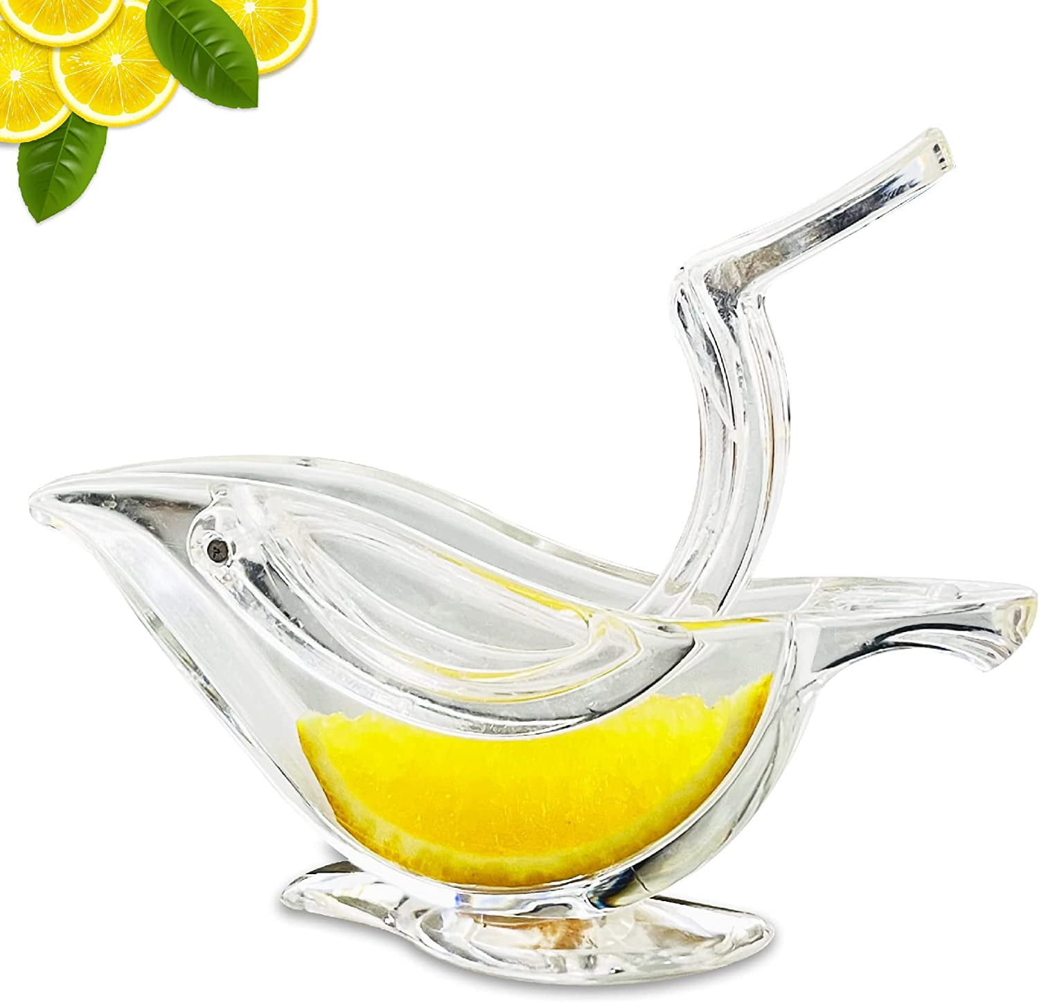 Manual Lemon Juicer, Acrylic Manual Lemon Slice Squeezer, Lemon Juicer