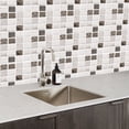 thumbnail image 5 of 3D Crystal Tile Stickers 10Pcs Self-Adhesive Mosaic Glass Wall Tiles Waterproof Removable Kitchen Backsplash Bathroom Decoration Peel and Stick Home Renovation DIY, 5 of 7
