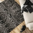 thumbnail image 4 of Orian Rugs Plush Pile Damask Norfolk Gray Area Rug (5'3" x 7'6"), 4 of 8