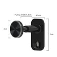 thumbnail image 4 of Z18 Headphone Holder Computer Gaming Headset Hook Hanger Telescopic Earphone Holder Wall Display Stand Rack for Headphones Gamer (Silver), 4 of 7