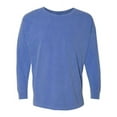 thumbnail image 4 of 6054 Comfort Colors Adult RS Oversized Long-Sleeve TShirt Flo Blue 2XL, 4 of 5