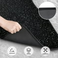 thumbnail image 3 of Cauagu Black Glitter Pattern Car Floor Mat Set of 4,Car Carpet Mats Car Mats with Anti-Slip Backing & Driver Heel Pad Universal Fit for Cars/Trucks/SUV/Vans, 3 of 6