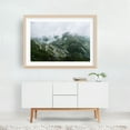 thumbnail image 5 of Winding Road Through the Clouds - Switzerland Photography Mountain Landscape Scenic Nature Wilderness Travel Poster Countryside Oak Framed Wall Art Print 5 x 7 inches, 5 of 6