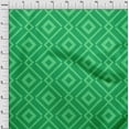 thumbnail image 4 of oneOone Cotton Poplin Green Fabric Geometric Sewing Fabric By The Yard Printed Diy Clothing Sewing Supplies 56 Inch Wide, 4 of 4