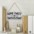 thumbnail image 2 of Hanging Wood Sign Home Sweet Homeschool Rustic Wood Sign Wall Art For Home Entryway Living Dining Room Farmhouse 12X 6 Inch, 2 of 7