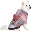 thumbnail image 2 of Sikiie Pastel Pink Beach Cafe Dog Hoodie,Dog Clothes,Dog Sweatshirt ,Dog Shirt, Dog Clothes for Puppy Kitten Small Dogs Cats-X-Large, 2 of 7