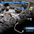 thumbnail image 2 of Manguera de Refrigerante de A/C para Mercedes-Benz E300 2016-2023 Línea de Manguera de Aire Acondicionado No. 2138301102 Caucho Hierro, 2 of 6