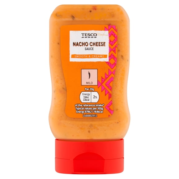 Tesco Nacho Cheese Sauce 280g, Imported from Britain