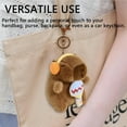 thumbnail image 3 of Cute Capybara Plush Keychain Charm – Soft Animal Bag Pendant for Handbags, Backpacks & Car Keys, 3 of 8
