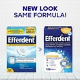 thumbnail image 3 of Efferdent Retainer Cleaning Tablets, Denture Cleanser Tablets For Dental Appliances, Overnight Whitening Tablets, 126 ct Pack - 2, 3 of 5