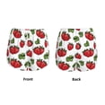 thumbnail image 3 of KLL Hand Drawn Strawberry Pattern Shorts Women,Athletic Shorts High Waisted Running Shorts Pocket Sporty Short Gym Elastic Workout Shorts-Large, 3 of 7