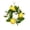 A, variant on SPOORYYO Artificial Lemon Wreath - Yellow Floral Spring Decor for Indoor & Outdoor Use