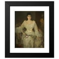 thumbnail image 2 of Sir John Lavery 12x14 Black Modern Framed Museum Art Print Titled - A Lady in White (A Portrait of Lady Lyle) (1895), 2 of 5