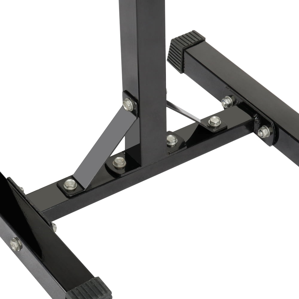Yaheetech Adjustable Weight Rack, Black, 41.89 lbs