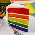 thumbnail image 2 of David's Premier Rainbow Cake 12 Slice (Pack of 2), 2 of 2