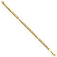 thumbnail image 2 of 14k 4.3mm Solid Miami Cuban Chain Anklet, 2 of 4