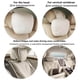 thumbnail image 4 of Reposacabezas de coche de alta calidad, asiento de soporte para el cuello, diseño Maybach, Clase S, suave, Universal, almohada ajustable para el coche, cojín de descanso para el cuello, 4 of 4