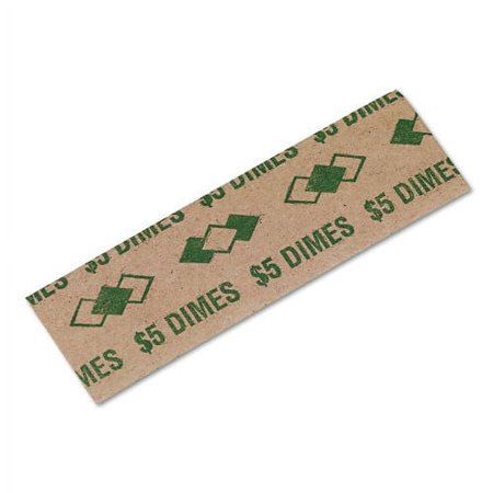 UPC: 0089243900537 | PM Company 53010 $5 Dimes Tubular Coin Pop-Open Wrappers (1000/Pack)