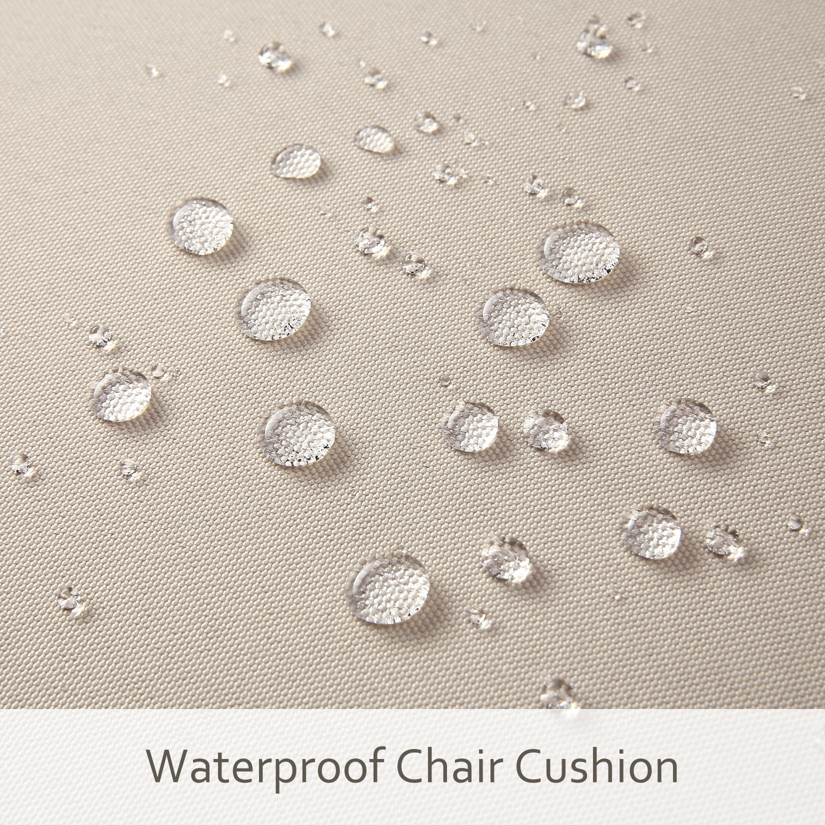 Patio Chair Cushions for Outdoor Furniture 19x19x4 Inch Set of 2, Waterproof Outdoor Seat Cushions, Garden Sofa Couch Thicked Chair Cushions with Ties