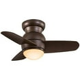 thumbnail image 2 of Minka-Aire F510L-ORB Spacesaver 26 Inch Small Ceiling Fan with Integrated 15W LED Light in Oil Rubbed Bronze Finish, 2 of 10