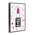 thumbnail image 2 of Stupell Industries Art Deco Think Pink Lipstick Black Framed Giclee Art, 12 x 18, by Martina Pavlova, 2 of 8