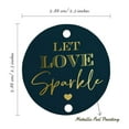 thumbnail image 6 of Inkdotpot Let Love Sparkle Wedding Bottle Tag Real Gold Foil Favor Hang Tags Pack Of 100, 6 of 7
