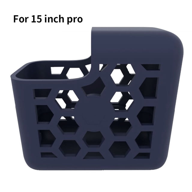 Adaptador de corriente Funda protectora de silicona a prueba de polvo Macbook Power Reemplazo de la funda protectora para MacBook, 15 pulgadas Pro, azul Jumpingount EL5328-06B