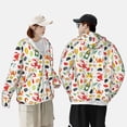 thumbnail image 4 of Balery Crabs Shrimps Sudadera ligera de manga larga con capucha y protección solar UPF 50+ para hombre y mujer, ideal para pesca y running-3X-Large, 4 of 7