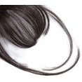thumbnail image 3 of ORUYROP AISI QUEENS Frange à Clipser Extensions de Cheveux Humains 100 % Brun Rougeâtre Frange à Clipser avec Filet Naturel Frange Plate Nette avec Tempes pour Femmes une Pièce (Noir Naturel), 3 of 7